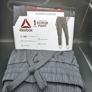 NWT Reebok Blackened Pearl Straight Leg Scrub Pants Size M